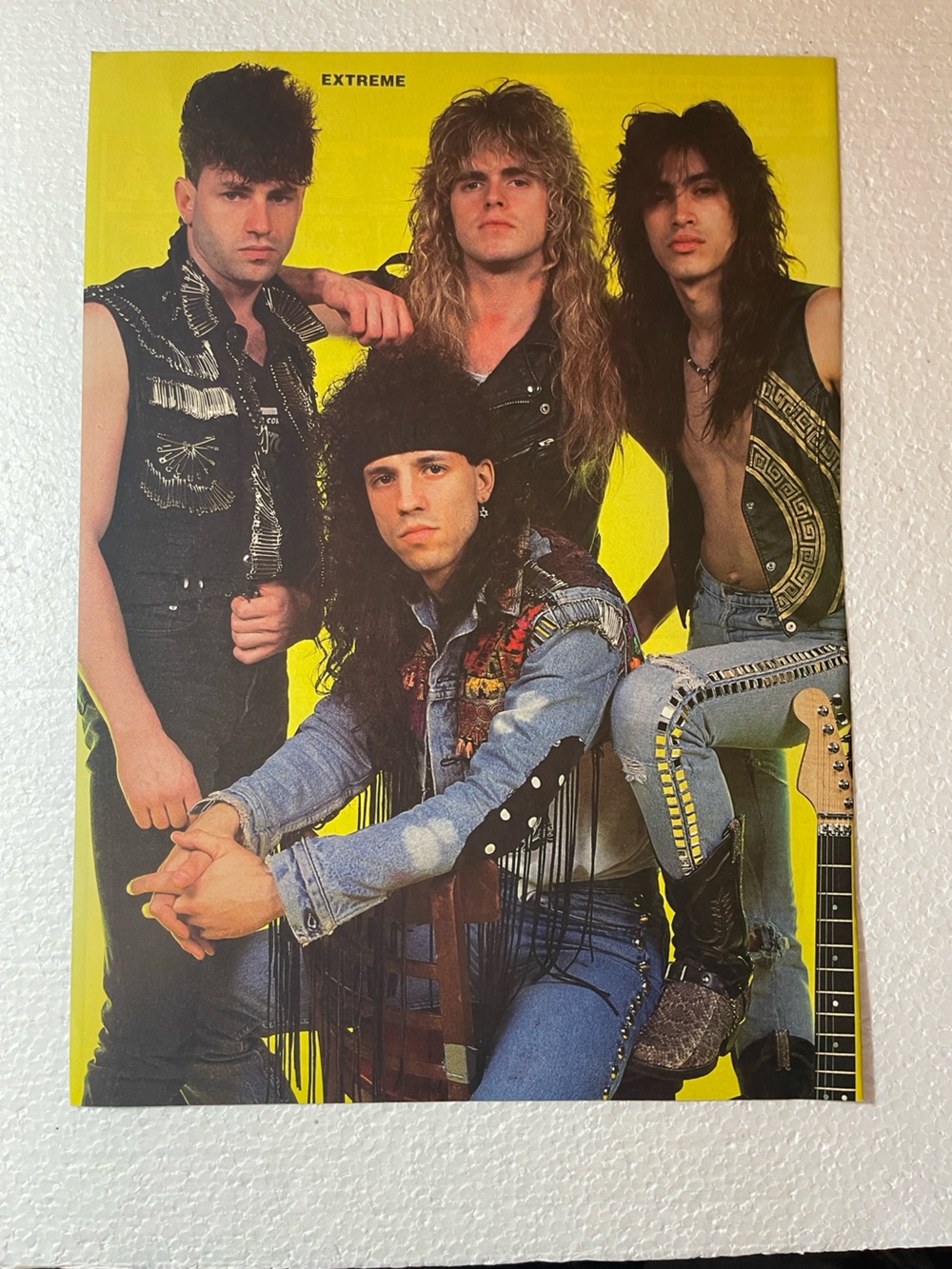 Extreme Band Vintage Pinup - Yellow Background